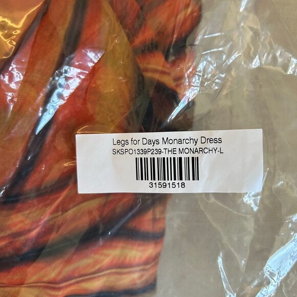 NWT Selkie Legs for Days Monarchy Midi Dress Large - Picture 6 of 10